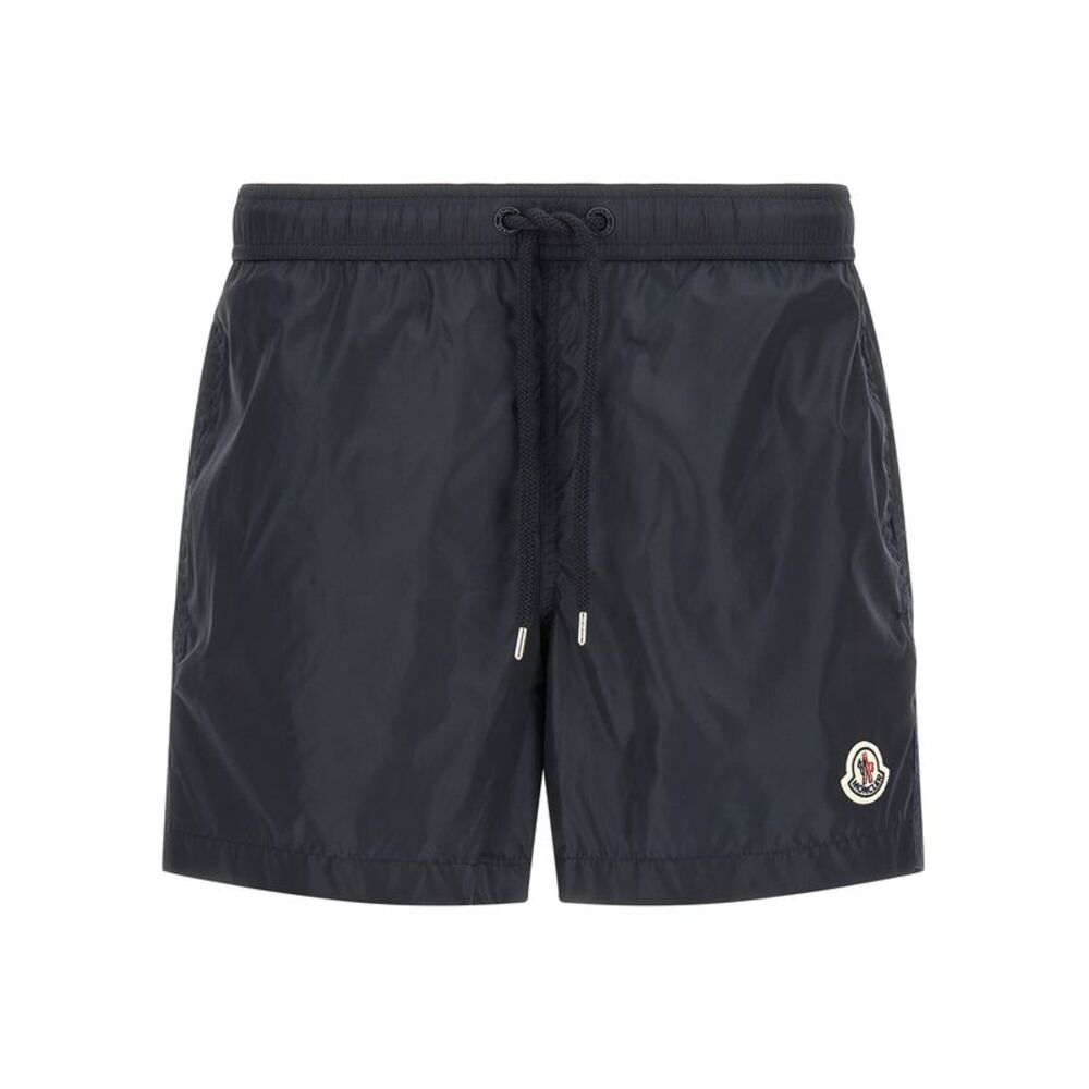 Moncler Blue Polyamide Cargo Men's Shorts